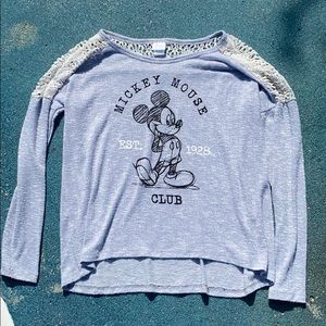Women’s Large Disney Mickey Mouse Long Sleeve